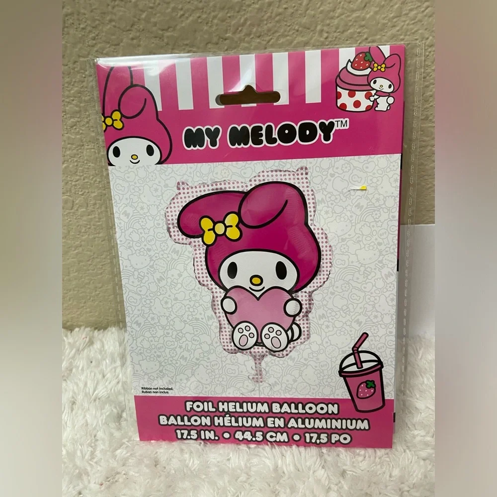 Hello Kitty My Melody Foil Helium Balloon 17.5”